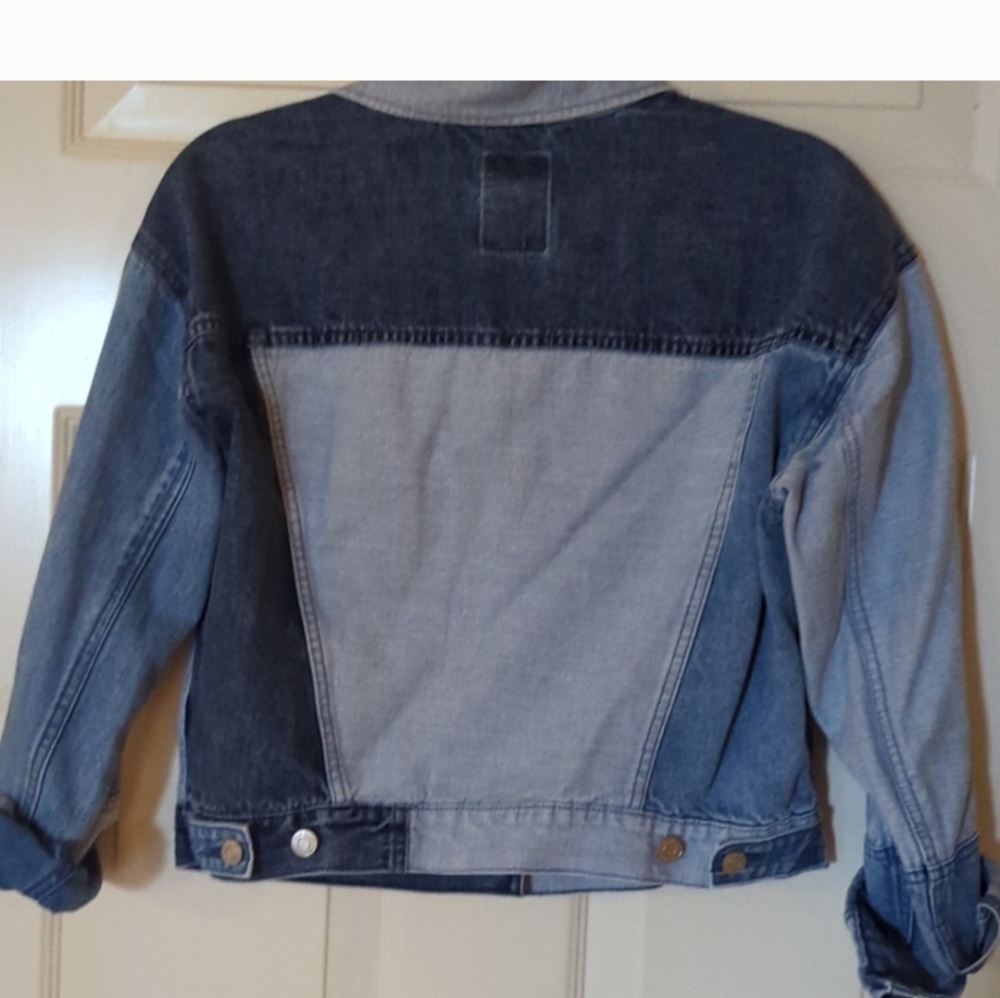 Gap Patchwork Denim Jacket New Without Tags - image 2